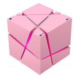 Qone Cube AI Smart Voice-Controlled Bluetooth Speaker RGB Light Mini Wireless Audio, AI Voice-Controlled (Black), AI Voice-Controlled (White), AI Voice-Controlled (Blue), AI Voice-Controlled (Pink)