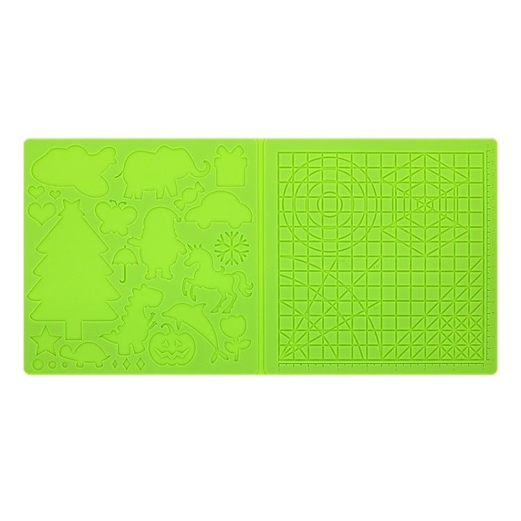 3D Printing Pen Copy Silicone DIY Painting Template Mat, Blue, Green, Transparent, Blue Large, Green Large, Transparent Large