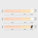 Wet and Dry Dual-use Portable Concealer Brush Multifunctional Beauty Tool, 3pcs /Set, Mushroom Style, Diagonal Style