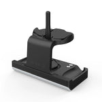 For Meta Quest 3 Headset Charging Base with Dazzle Lights VR Grip Charging Stand, White, Black