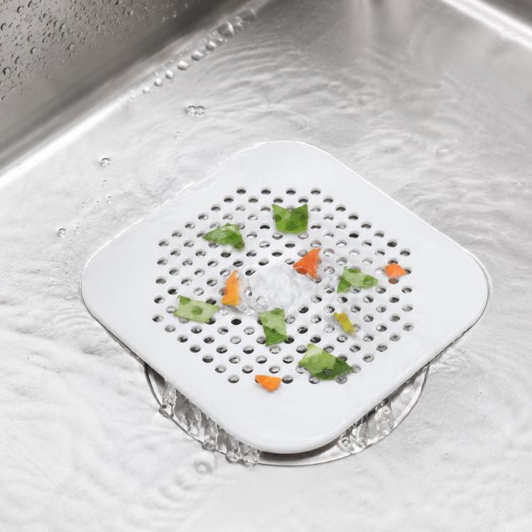 Floor Drain Pad With Suction Pad Kitchen Bathroom Anti Clogging Hair Strainer Sewer Floor Drain Plugs