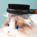 Pet Double Sided Comb With Protective Points Cat Dog Clean Grooming Comb, Large