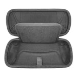 For Sony PlayStation Portal Hard Shell Case Portable Storage Bag, PU Cross Line, Oxford Cloth 1680D
