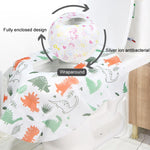 5pcs Disposable Nonwoven Toilet Pad Portable Hotel And Traveling Cartoon Universal Cushion, Dinosaur, Mermaid