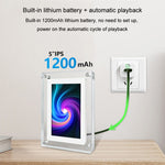 5 Inch HD Digital Photo Frame Crystal Advertising Player 1080P Motion Video Picture Display Player, 5 Inch (US Plug), 5 Inch (EU Plug), 5 Inch (UK Plug)