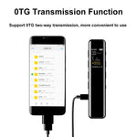 G1 0.96-Inch IPS Color Screen HD Smart Mini Noise Reduction Timer Recorder, 8GB, 16GB, 32GB