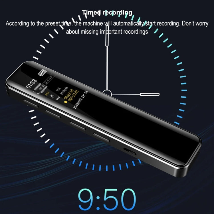 G1 0.96-Inch IPS Color Screen HD Smart Mini Noise Reduction Timer Recorder, 8GB, 16GB, 32GB