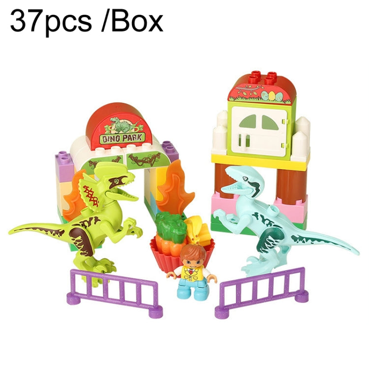 Children Dinosaur Building Block Paradise Large Particle Assembly Household Toys, 294 37pcs /Box, A16 39pcs /Box, 424 39pcs /Box, A10 49pcs /Box, 213 40pcs /Box