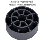 Washing Machine Base Non-Slip Heightening Fixed Shock-Absorbing Foot Pads, Black 3.5cm, Black 6cm, Black 8.5cm