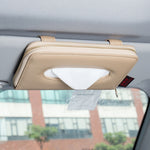 Car Sun Visor Skylight Hanging Tissue Box, H055 Black, H053 Beige, H052 Gray, H051 Brown