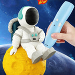 USB Charging Low-Temperature Wireless Graffiti Printing Pen Set Children DIY 3D Painting Pen