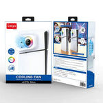 For PS5 Slim ipega PG-P5S019 Temperature Control Cooling Fan Face Cover Cooler + USB HUB with RGB Lights, ipega PG-P5S019