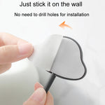 3pcs /Set Household Wall Hanging Hooks Dormitory Non-Marking Punch-Free Adhesive Hooks