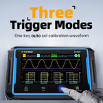 FNIRSI 2C53P Dual Channel Flat Panel Digital Oscilloscope Multimeter Signal Generator 3 In 1, 2C53P