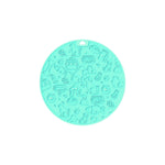 7 Inch Pet Licking Mat with Suction Cups Non-Slip Slow Feeding Mat for Dogs & Cats, Grey, Mint Color, Blue