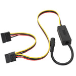 Adapter DC 5.5 x 2.5mm To Hard Disk Power Supply Cable, One To One SATA, One To Two SATA, One To Three SATA, One To Four SATA, DC To 4Pin One To One, DC To 4Pin One To Two, DC To 4Pin One To Three, DC To 4Pin One To Four