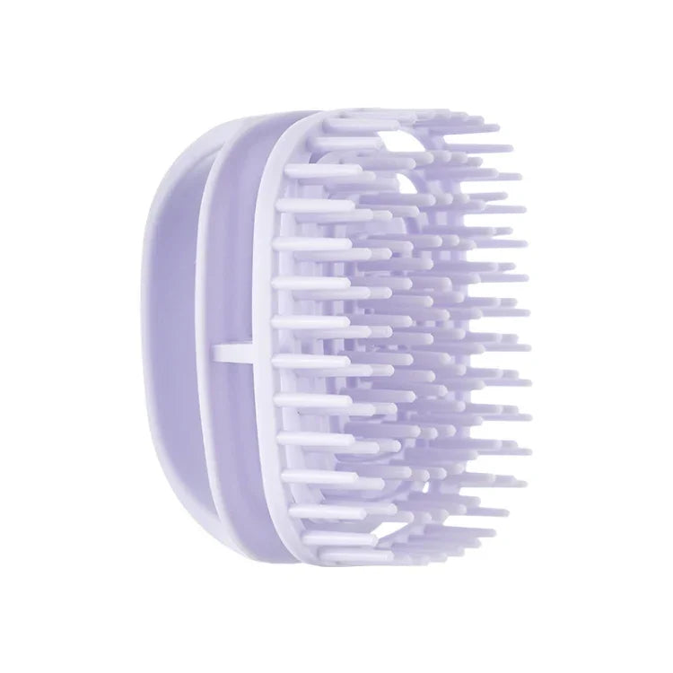 Silicone Shampoo Brush Clean Scalp Massage Brush Wet And Dry Handheld Shampoo Comb