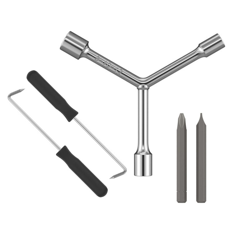 Boiler Washing Machine Disassembly Cleaning Repair Tools Multifunctional Screwdriver Trident Wrench, 5pcs/Set