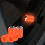 4pcs /Set Luminous Car Motorcycle Tire Modified Valve Cap, Orange Red White Skull, Orange Red Black Flag, Orange Red Red Skull, Orange Red Sports Car, Pink White Skull, Pink Black Flag, Pink Red Skull, Pink Sports Car, Yellow White Skull               ...
