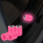 4pcs /Set Luminous Car Motorcycle Tire Modified Valve Cap, Orange Red White Skull, Orange Red Black Flag, Orange Red Red Skull, Orange Red Sports Car, Pink White Skull, Pink Black Flag, Pink Red Skull, Pink Sports Car, Yellow White Skull               ...