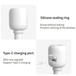 JisuLife JB07 Wireless High Mist Portable Humidifier, No Water Tank, White 1100mAh, White 2200mAh