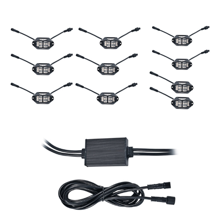 Car Chassis Light RGB Colorful Atmosphere Light, 8 in 1, 10 in 1, 12 in 1