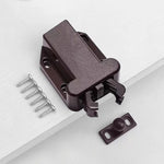 Bouncing Press Type Cabinet Door Catches Self Lock Hidden Drawer Cupboard Door Closer
