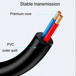 JINGHUA U550C USB To DC Charging Cable Small Appliance Power Cord, 3.5mm, 5.5mm