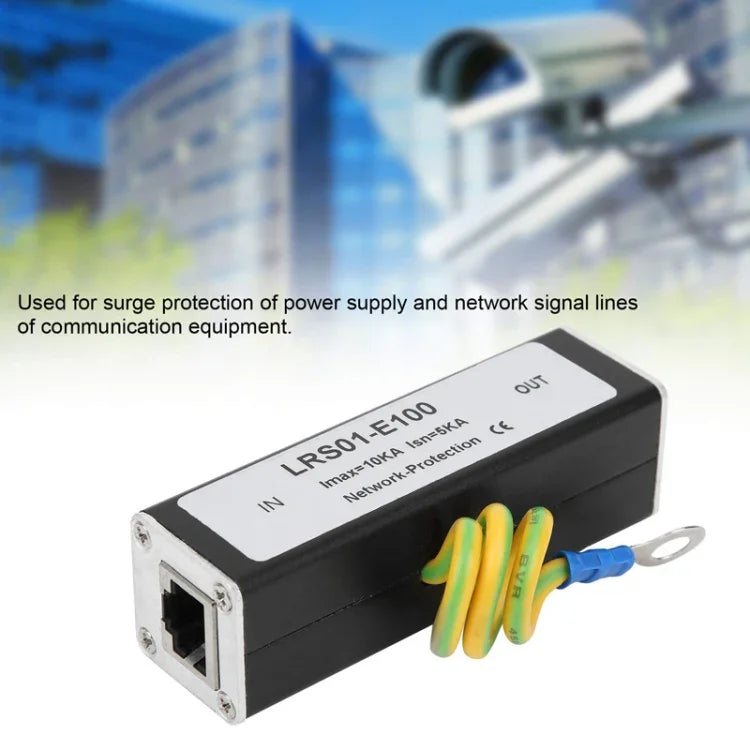 موصل RJ45 لحماية إشارة فيديو المراقبة الشبكية من الصواعق، RJ45