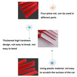 Multi-function Scraper Automobile Tire Sticky Block Removal Tool Tire Repair Scraper, 4pcs /Set Scraper