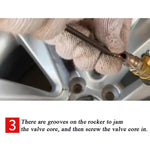Car Tire Hand-crank Fast Inflation Rod Universal Air Filling Rod, Without Meter, With Meter