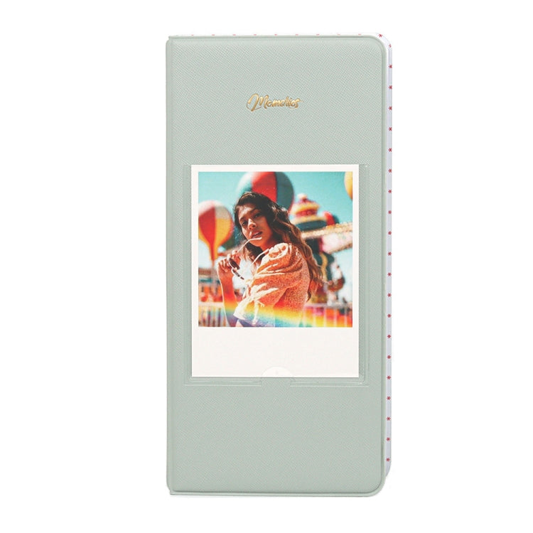 64-Piece 5 Inch Photo Storage Album, White, Black, Light Blue, Brown, Green, Pink, Blue, Purple