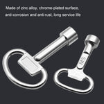 5pcs Water Valve Chassis Triangular Key Wrench, Large, Small