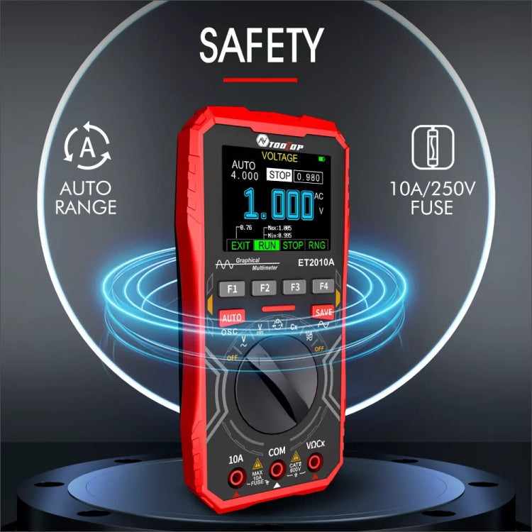 TOOLTOP 2 In 1 DIY Oscilloscope Mini Multimeter, ET2010A