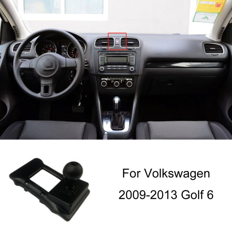 For Volkswagen Car Air Outlet Modified Mobile Phone Holder Base, 05-13 Touran, 08-12 Lavida, 08-12 Bora, 09-13 Golf 6, 11-15 Passat, 11-18 POLO, 11-18 Touareg, 17-21 Magotan/19-20 CC, 14-20 Golf, 12-14 Sagitar, 12-14 Magotan                            ...