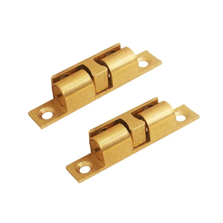 2pcs Cabinet Magnetic Spring Buckle Ball Door Sucker, Small Gold, Medium Gold, Large Gold, Extra Large Gold, Small Silver, Medium Silver, Large Silver, Extra Large Silver