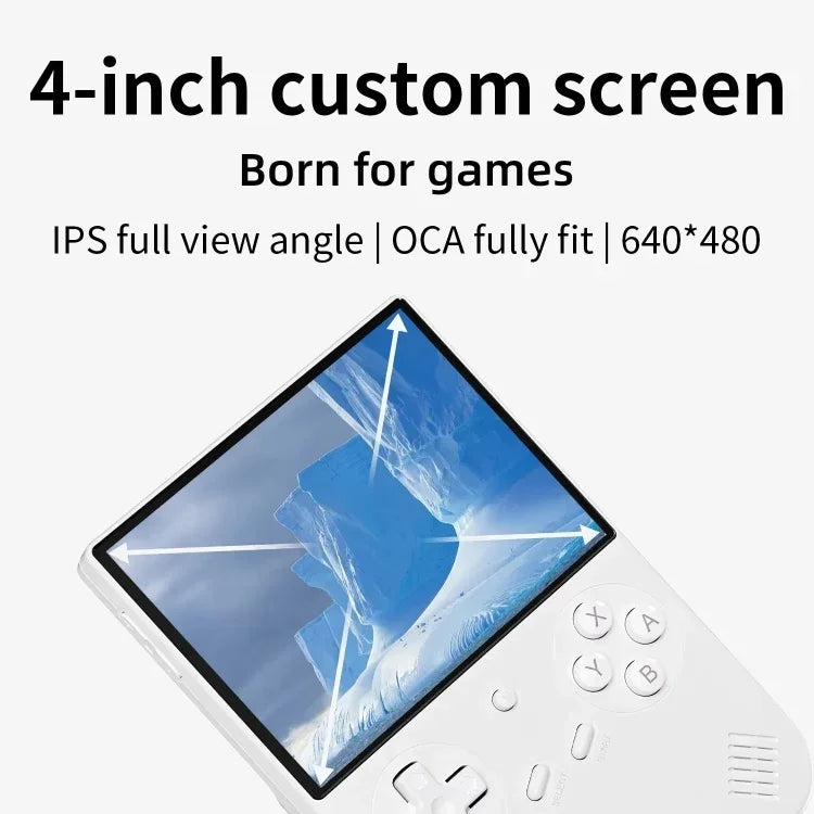 ANBERNIC RG40XXV Vertical HD Screen Joystick Game Console With Ambient Light Portable Retro Handheld Console, 64GB, 64GB+128GB, 64GB+256GB