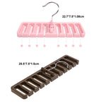 Belt Hanger Scarf Tie Rack Holder For Wardrobe Closet Storage Organizer, Small Green, Small Blue, Small Pink, Large Black, Large White, Large Coffee