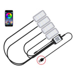 Eight-Color LED Voice Control Car Music Rhythm Atmosphere Light, 5V USB Remote Control, 5V USB APP, 5V USB APP + Remote Control, 5V USB With Switch Remote Control, 5V USB With Switch APP, 5V USB With Switch APP + Remote Control                         ...