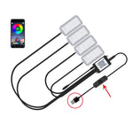 Eight-Color LED Voice Control Car Music Rhythm Atmosphere Light, 5V USB Remote Control, 5V USB APP, 5V USB APP + Remote Control, 5V USB With Switch Remote Control, 5V USB With Switch APP, 5V USB With Switch APP + Remote Control                         ...