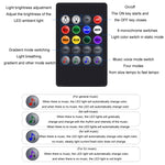 Eight-Color LED Voice Control Car Music Rhythm Atmosphere Light, 5V USB Remote Control, 5V USB APP, 5V USB APP + Remote Control, 5V USB With Switch Remote Control, 5V USB With Switch APP, 5V USB With Switch APP + Remote Control                         ...