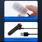Eight-Color LED Voice Control Car Music Rhythm Atmosphere Light, 5V USB Remote Control, 5V USB APP, 5V USB APP + Remote Control, 5V USB With Switch Remote Control, 5V USB With Switch APP, 5V USB With Switch APP + Remote Control                         ...