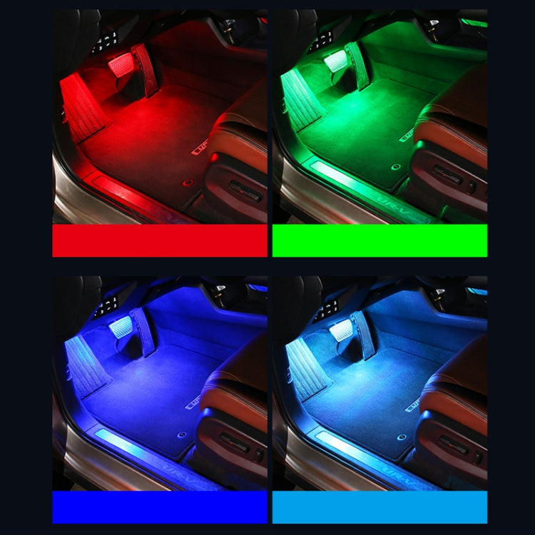 Eight-Color LED Voice Control Car Music Rhythm Atmosphere Light, 5V USB Remote Control, 5V USB APP, 5V USB APP + Remote Control, 5V USB With Switch Remote Control, 5V USB With Switch APP, 5V USB With Switch APP + Remote Control                         ...