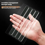 5sheets /Pack Transparent Invisible Anti-Collision Strip Self-Adhesive Pads For Cabinets Desk Corners, 35 x 10mm, 63 x 10mm, 150 x 15mm