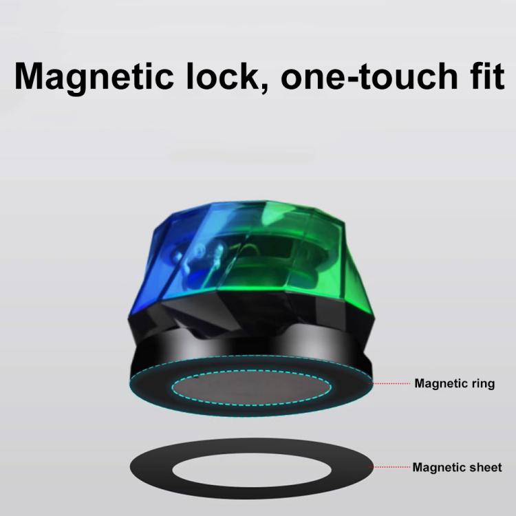 RK-C250 Portable RGB Atmosphere Light Magnetic Bluetooth Speaker with Wireless Charging Function, RK-C250