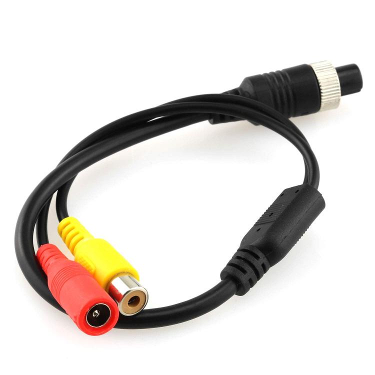Car Camera Adapter Connector Wire 50cm, 4 Pin Aviation Female To RCA Female DC Male, 4 Pin Aviation Female To RCA Female DC Female, 4 Pin Aviation Female To RCA Male DC Male, 4 Pin Aviation Male To RCA Female DC Male                                    ...