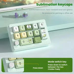MKESPN W908 Wireless Tri-Mode Hot-Swappable Macro-Defined RGB Backlit Gaming Mechanical Keypad