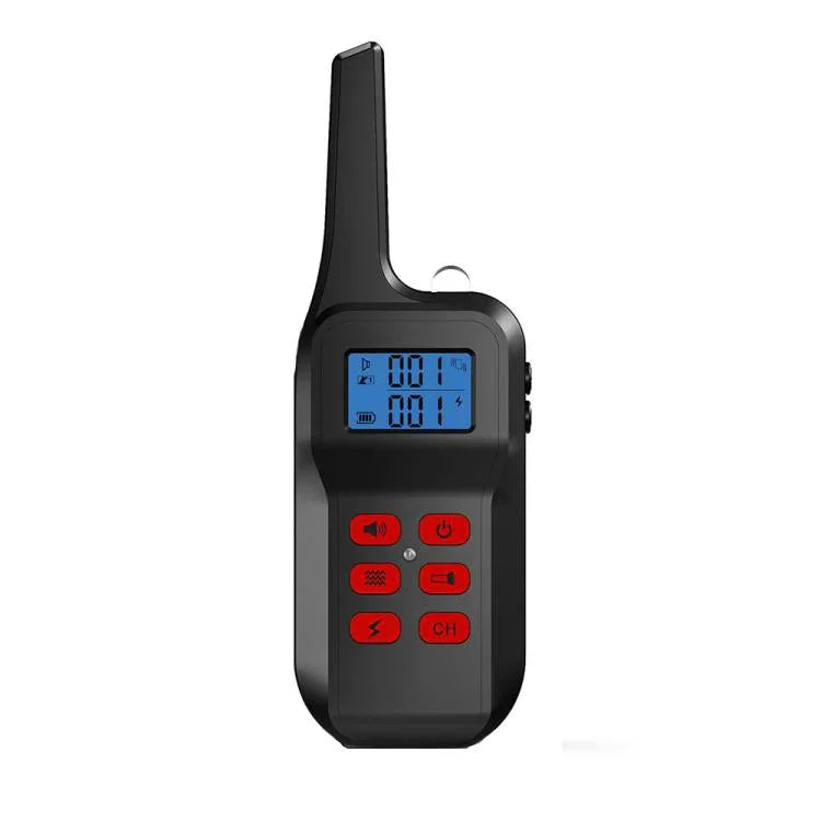 T720 1000m Pet Intelligent Electric Shock Remote Control Dog Training Device, Yellow Remote, Red Remote