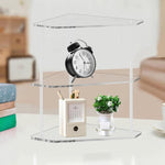 Three-Layer Acrylic Corner Storage Table For Living Room And Study