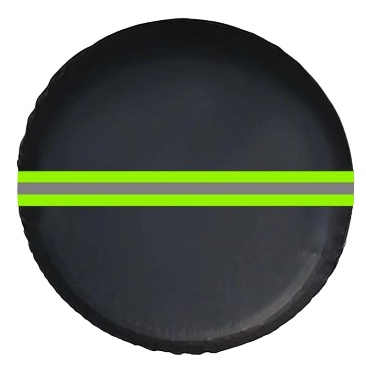 Thickened Imitation Leather Car Tire Protector Spare Tire Cover With Reflective Stripes, 14inch, 15inch, 16inch, 17inch